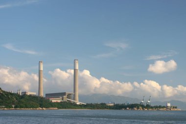 2 Temmuz 2005 'te Lung Kwu Tan' daki Tuen Mun Santrali