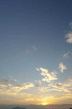 the sunset at the Lung kwn tan, hong kong 