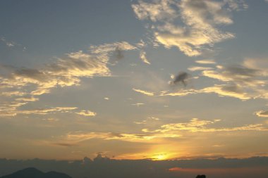 a Lung Kwu Tan sunset in Hong Kong