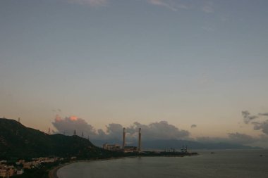 the landscape at Lung Kwu Tan, hk