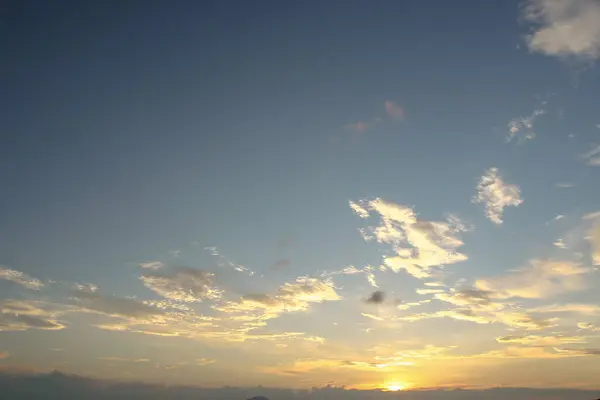 Der Sonnenuntergang Bei Lungenkwn Tan Tuen Mun — Stockfoto