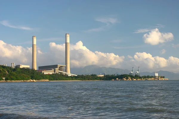 July 2005 View Power Station Tuen Mun Lung Kwu Tan — Stock Photo, Image