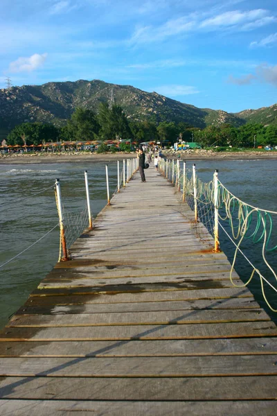 Pontoon Jetty Water Lung Kwu Tan — Stok fotoğraf