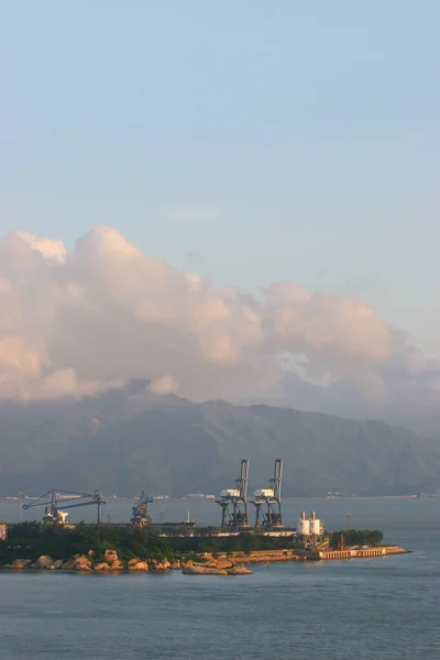 Julho 2005 Vista Central Eléctrica Tuen Mun Lung Kwu Tan — Fotografia de Stock