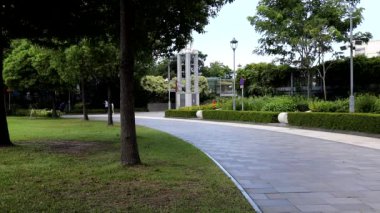 15 Temmuz 2021, Hong Kong, Sun Yat Sen Memorial Park manzarası