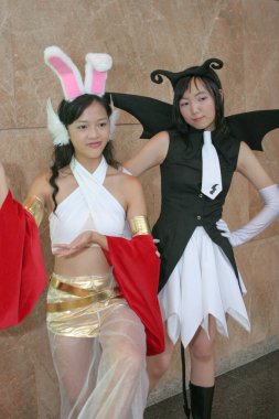 30 Temmuz 2005 Comic Party 'deki güzel Cosplayer,