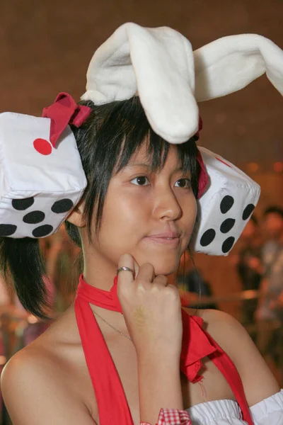 Juli 2005 Schoonheid Cosplayer Tijdens Comic Party — Stockfoto