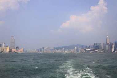 23 Temmuz 2021 Hava kirliliği, Hong Kong Victoria Limanı