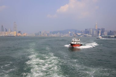 23 Temmuz 2021 Victoria Limanı 'ndaki Pilot botunun hızı