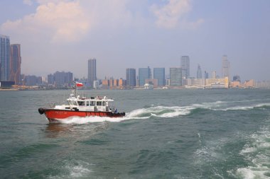 23 Temmuz 2021 Victoria Limanı 'ndaki Pilot botunun hızı