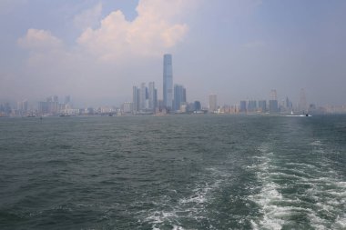 23 Temmuz 2021. Hong Kong 'da Tsim Sha Tsui kıyı şeridi.