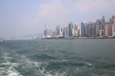 23 Temmuz 2021 Kennedy Town sahil şeridinin batısı, Hong Kong 