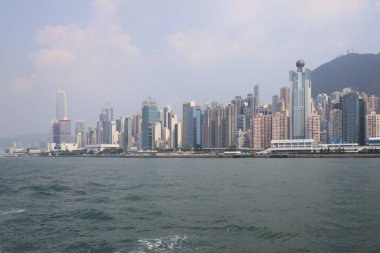 23 Temmuz 2021 Kennedy Town sahil şeridinin batısı, Hong Kong 