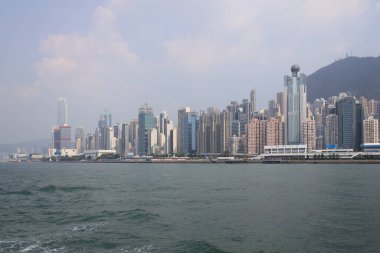 23 Temmuz 2021 Kennedy Town sahil şeridinin batısı, Hong Kong 