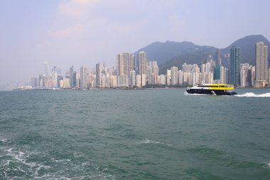 23 Temmuz 2021 Kennedy Town sahil şeridinin batısı, Hong Kong 