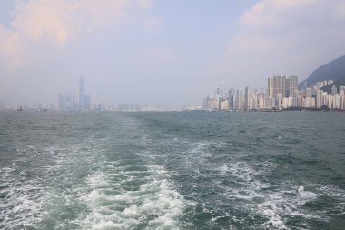 23 Temmuz 2021 Hava kirliliği, Hong Kong Victoria Limanı