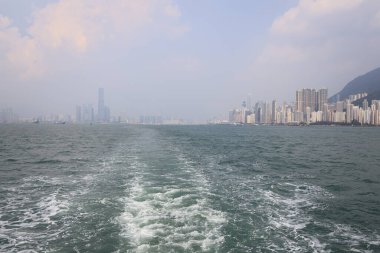 23 Temmuz 2021 Kennedy Town sahil şeridinin batısı, Hong Kong 