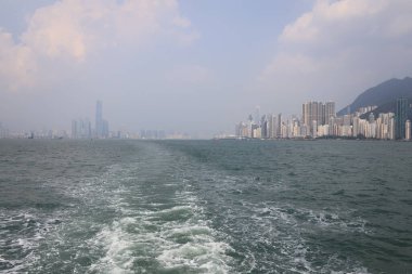 23 Temmuz 2021 Kennedy Town sahil şeridinin batısı, Hong Kong 