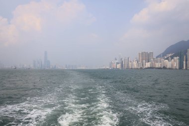 23 Temmuz 2021 Hava kirliliği, Hong Kong Victoria Limanı