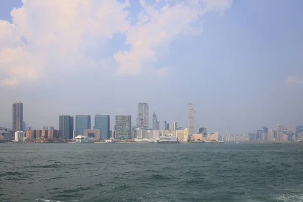 Июля 2021 Года Береговая Линия Цим Цуй Гонконге — стоковое фото