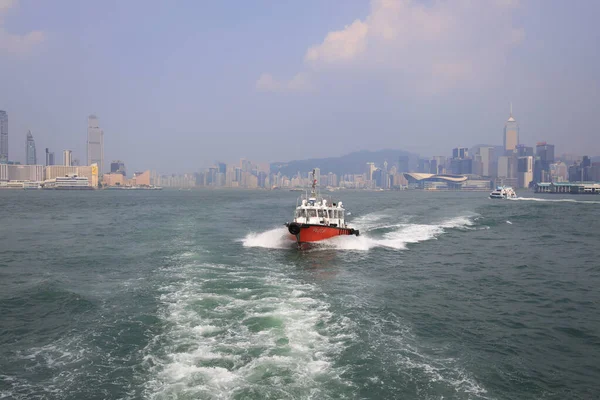 Julio 2021 Velocidad Del Barco Piloto Puerto Victoria — Foto de Stock