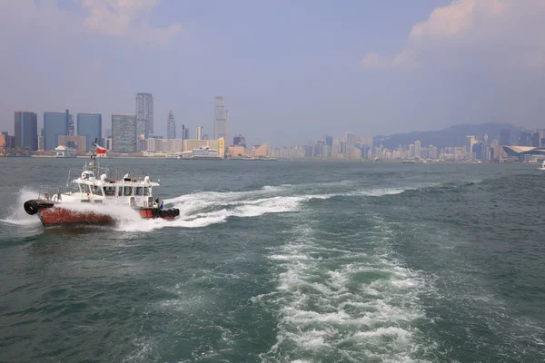 July 2021 Speed Pilot Boat Victoria Harbour — Stock Photo, Image