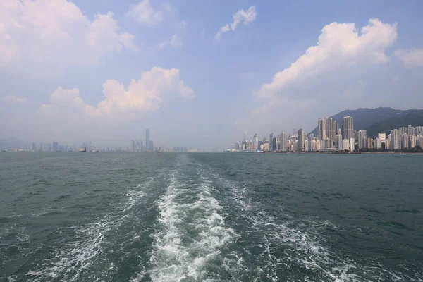 23 Temmuz 2021 Kennedy Town sahil şeridinin batısı, Hong Kong 