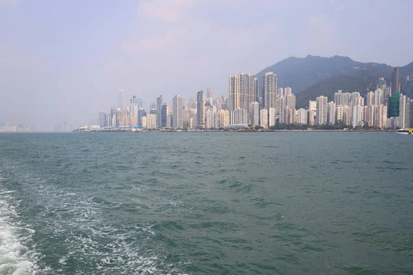 Julio 2021 West Kennedy Town Coast Line Hong Kong — Foto de Stock