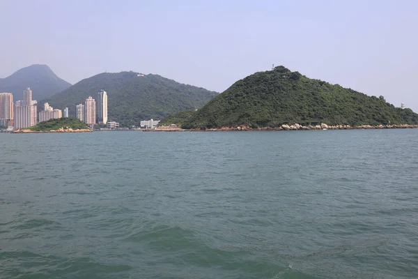 July 2021 Green Island Victoria Harbour West — 스톡 사진