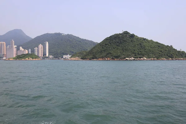 July 2021 Green Island Victoria Harbour West — 스톡 사진