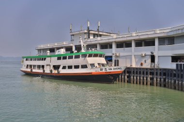 23 Temmuz 2021 Lantau 'daki Mui Wo Feribot İskelesi, hk