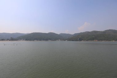 23 Temmuz 2021 Silver Mine Bay Beach, Mui Wo, Lanta adası.