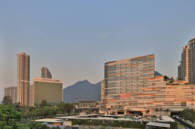 23 Temmuz 2021 Citygate Outlet 'in manzarası, Tung Chung Şehir Merkezi