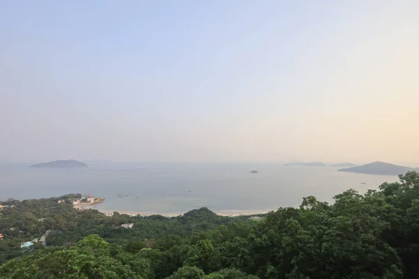 Julio 2021 Línea Costera Del Sur Lantau Hong Kong — Foto de Stock