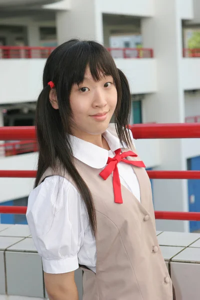 Japanische Anime Figur Cosplay Pose Bei Anime Event Juli 2005 — Stockfoto