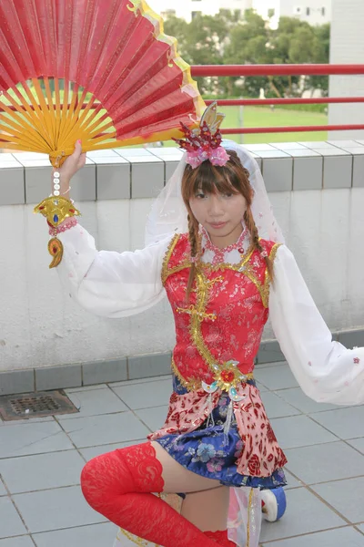 Japanische Anime Figur Cosplay Pose Bei Anime Event Juli 2005 — Stockfoto