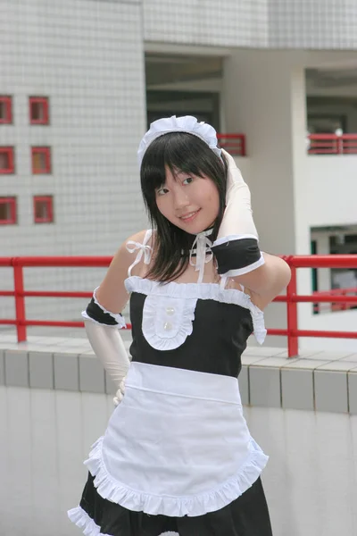 Japonais Anime Personnage Cosplay Pose Dans Anime Event Juillet 2005 — Photo