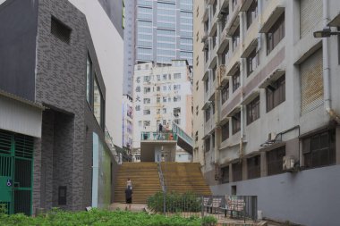 31 Temmuz 2021 Sanayi Binası arasındaki geçit, ara sokak.