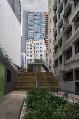 31 Temmuz 2021 Sanayi Binası arasındaki geçit, ara sokak.