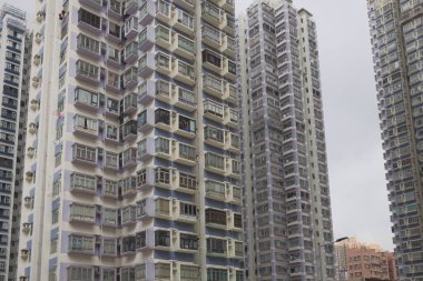 31 Temmuz 2021 apartman binaları, Kwai Hing 'deki konutlar.