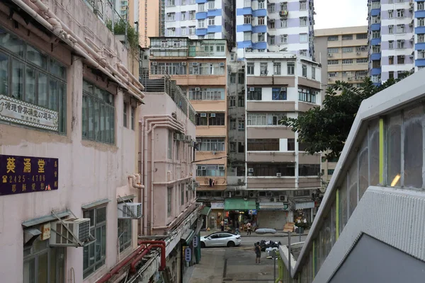 Julio 2021 Edificios Apartamentos Bienes Raíces Residenciales Kwai Hin —  Fotos de Stock