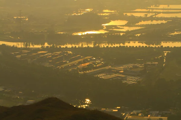 View Kai Kung Leng Fish Pond Nam Sang Wai Yuen — 图库照片