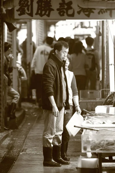 Lau Fau Shan Wet Market Yuen Long — Stock Photo, Image