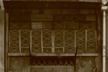 10 Ocak 2010 Wan Chai Yolu, Hong Kong 'daki eski konut binası.