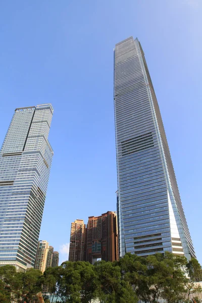 Jan 2010 Icc Wolkenkrabber West Kowloon Hong Kong China — Stockfoto