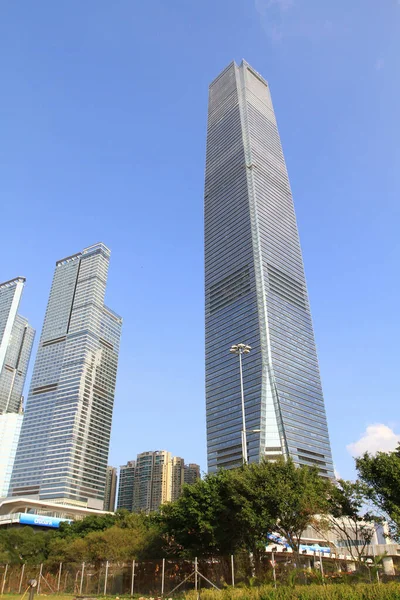 Jan 2010 Icc Wolkenkratzer Westen Hongkongs China — Stockfoto