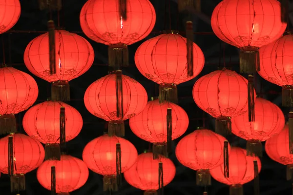 Den Traditionella Röda Lyktan Ett Kinesiskt Nytt — Stockfoto