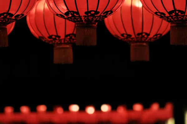 Traditional Red Lantern Chinese New Year — Stock Photo, Image