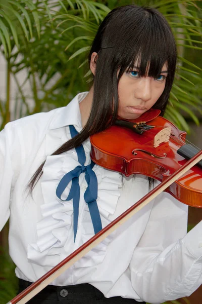 Oct 2007 Portrait Une Belle Fille Dans Cosplay — Photo