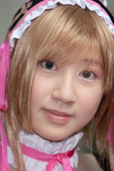 2007 코스프레에 아름다운 소녀의 — 스톡 사진